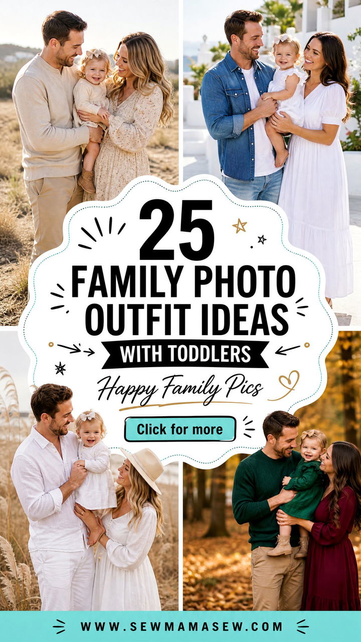 25 Family Photo Outfit Ideas With Toddlers for Happy Pics - 25 Family Photo Outfit Ideas With Toddlers for Happy Pics