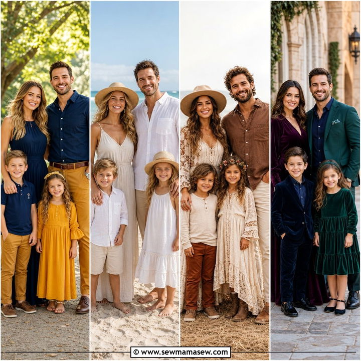 25 Family Photo Outfits Pinterest Loves for Stylish Pics
