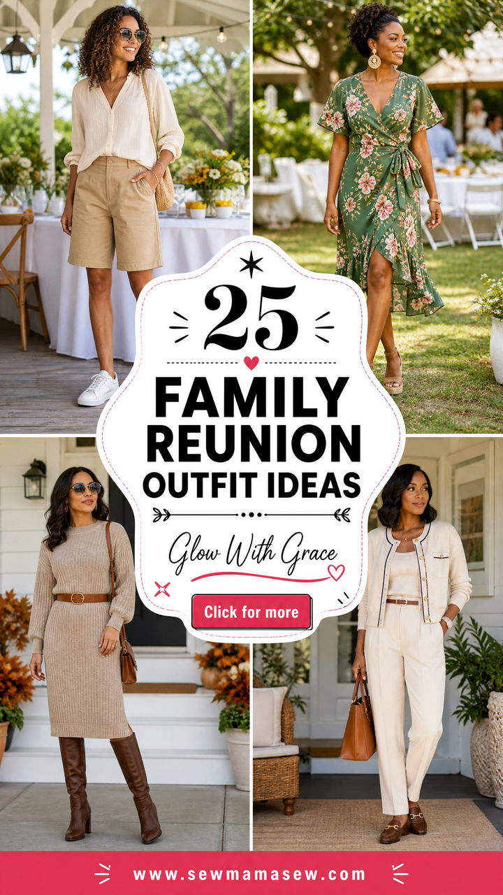 25 Family Reunion Outfit Ideas For Women Over 50 To Glow - 25 Family Reunion Outfit Ideas For Women Over 50 To Glow