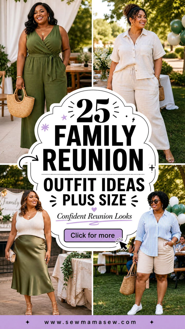 25 Family Reunion Outfit Ideas Plus Size for Confident Looks - 25 Family Reunion Outfit Ideas Plus Size for Confident Looks