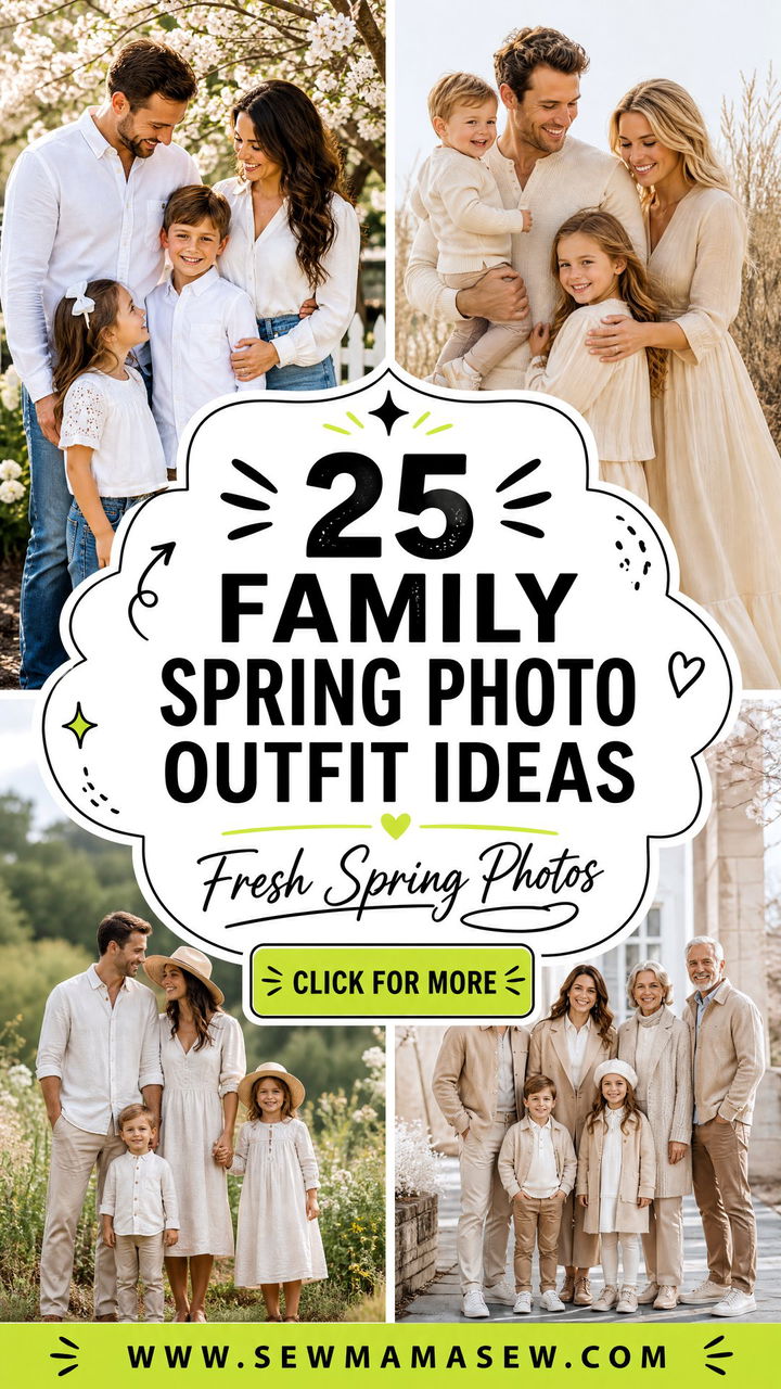 25 Family Spring Photo Outfit Ideas for Fresh 2026 Photos - 25 Family Spring Photo Outfit Ideas for Fresh 2026 Photos