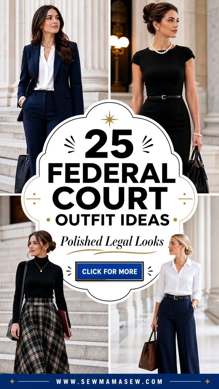 25 Federal Court Outfit Ideas For Women Polished Looks - 25 Federal Court Outfit Ideas For Women: Polished Looks