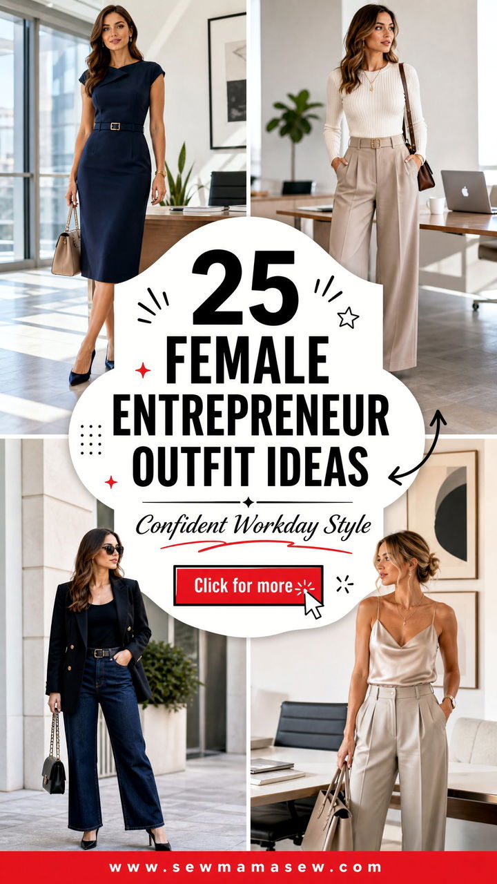 25 Female Entrepreneur Outfit Ideas For Confident Workdays - 25 Female Entrepreneur Outfit Ideas For Confident Workdays