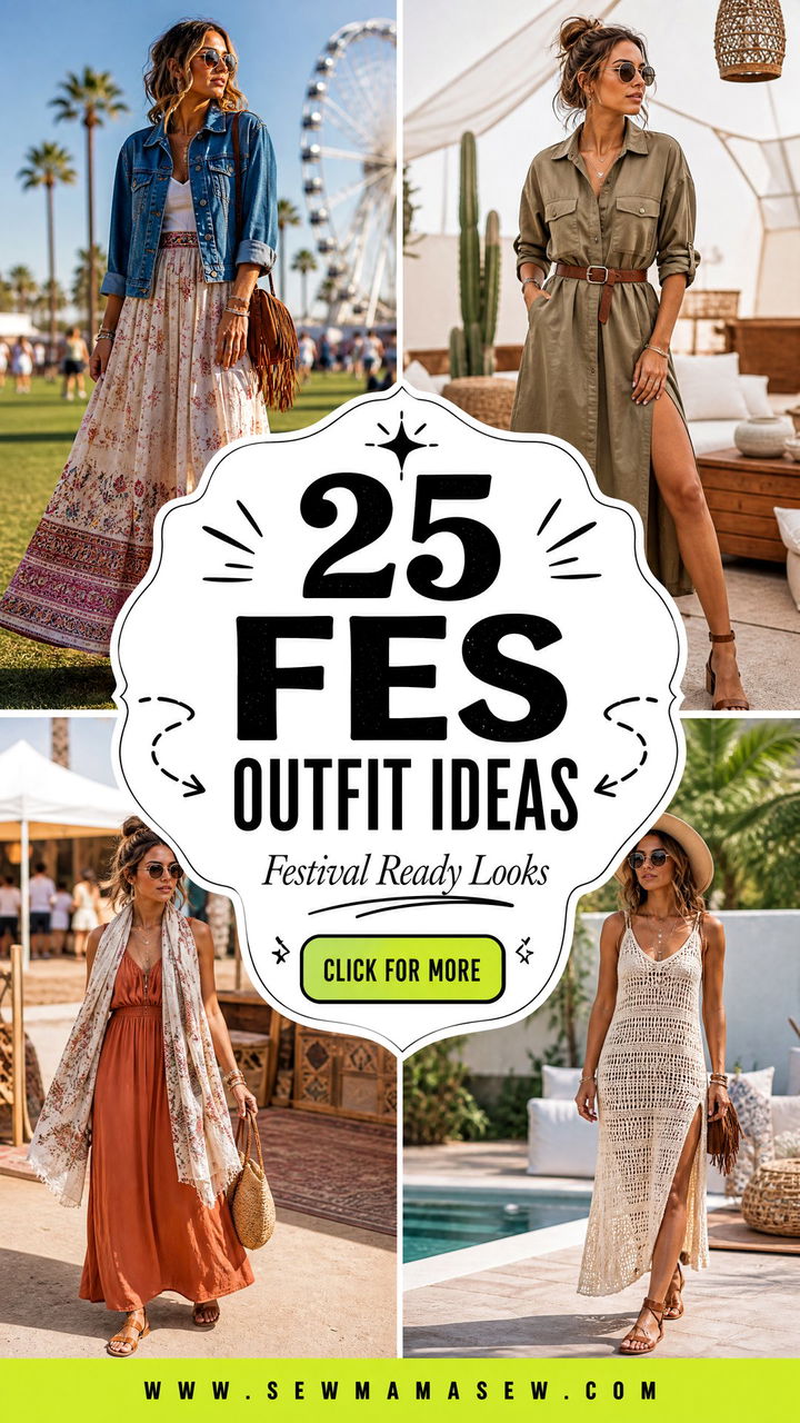 25 Fes Outfit Ideas For Stylish Festival-Ready Looks Today - 25 Fes Outfit Ideas For Stylish Festival-Ready Looks Today