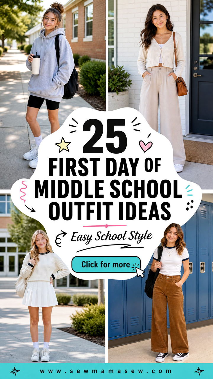 25 First Day of Middle School Outfit Ideas for Easy Style - 25 First Day of Middle School Outfit Ideas for Easy Style