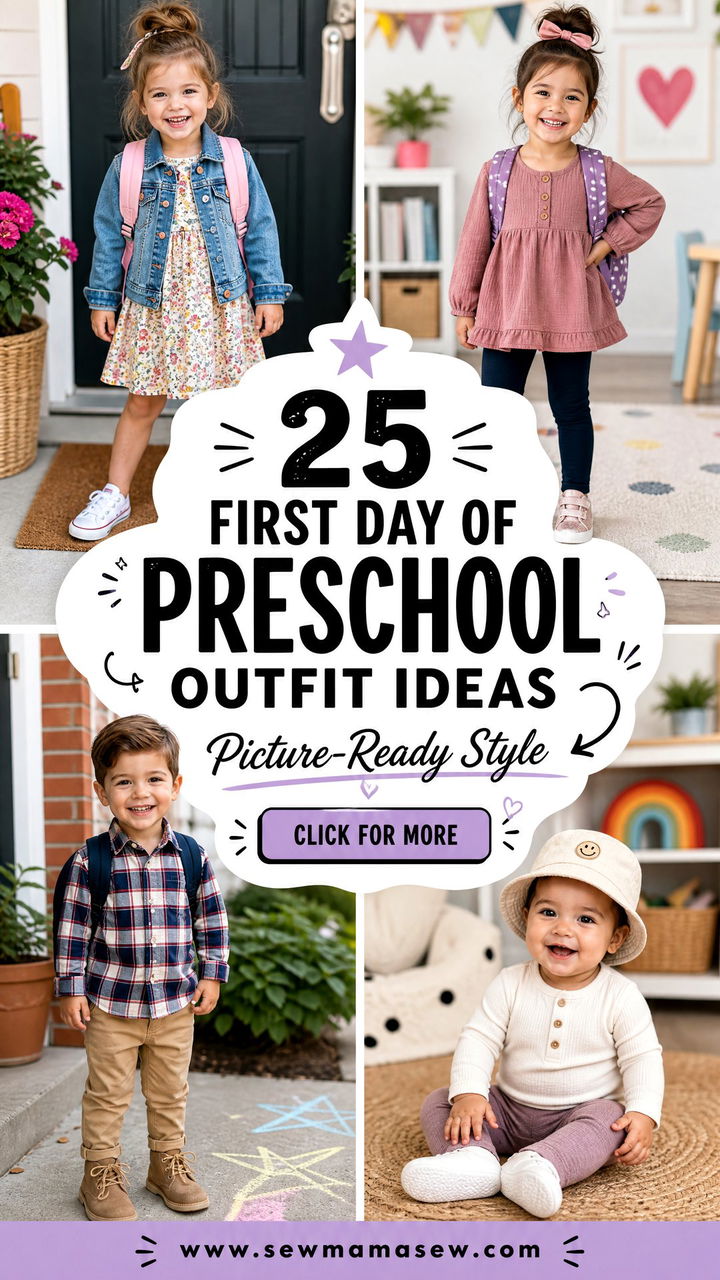 25 First Day of Preschool Outfit Ideas for Picture-Ready Style - 25 First Day of Preschool Outfit Ideas for Picture-Ready Style
