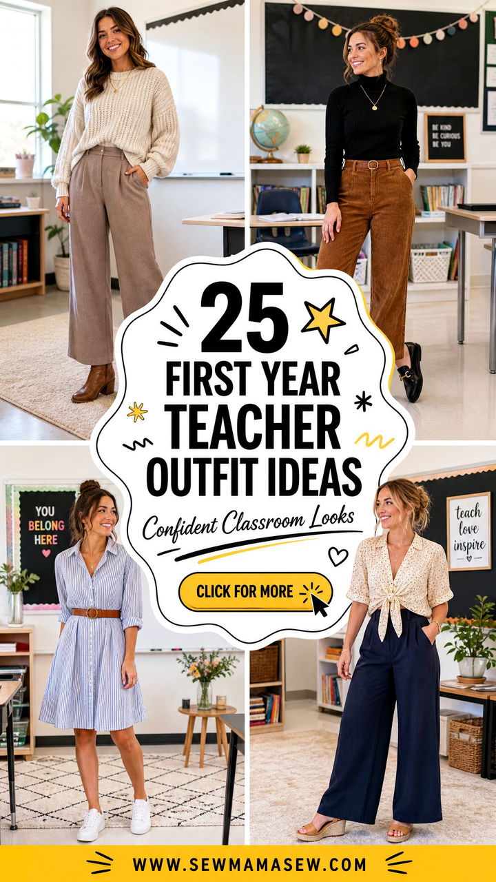 25 First Year Teacher Outfit Ideas for Confident Days Ahead - 25 First Year Teacher Outfit Ideas for Confident Days Ahead