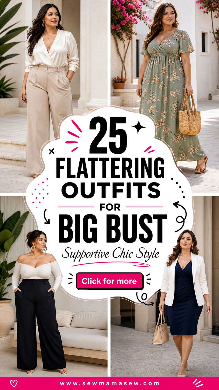 25 Flattering Outfits for Big Bust That Feel Supportive and Chic - 25 Flattering Outfits for Big Bust That Feel Supportive and Chic