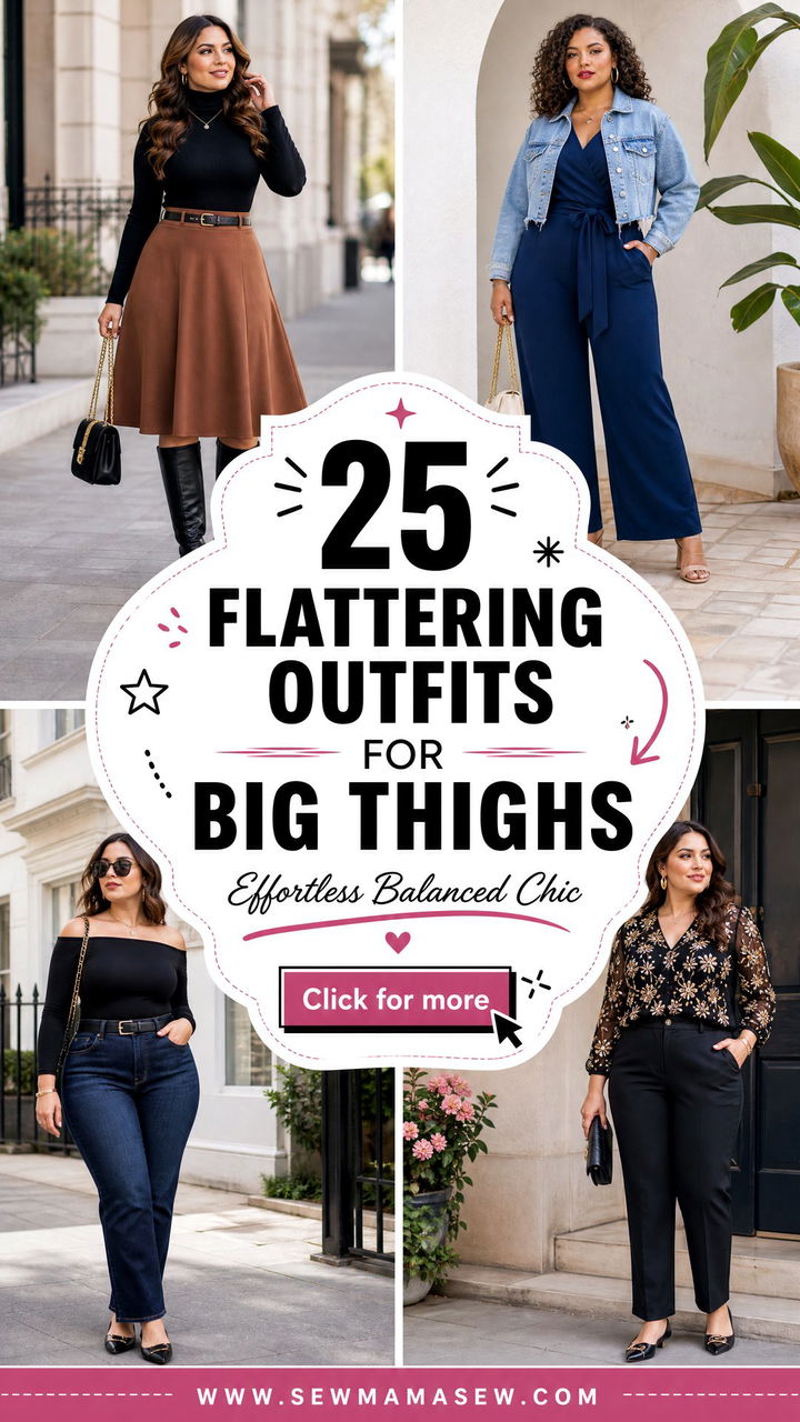 25 Flattering Outfits for Big Thighs That Look Effortlessly Chic - 25 Flattering Outfits for Big Thighs That Look Effortlessly Chic