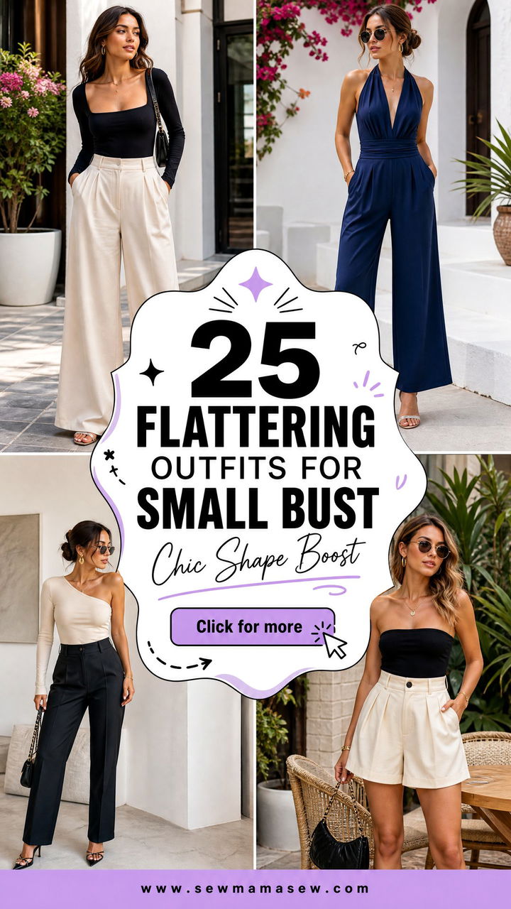 25 Flattering Outfits for Small Bust to Boost Confidence - 25 Flattering Outfits for Small Bust to Boost Confidence