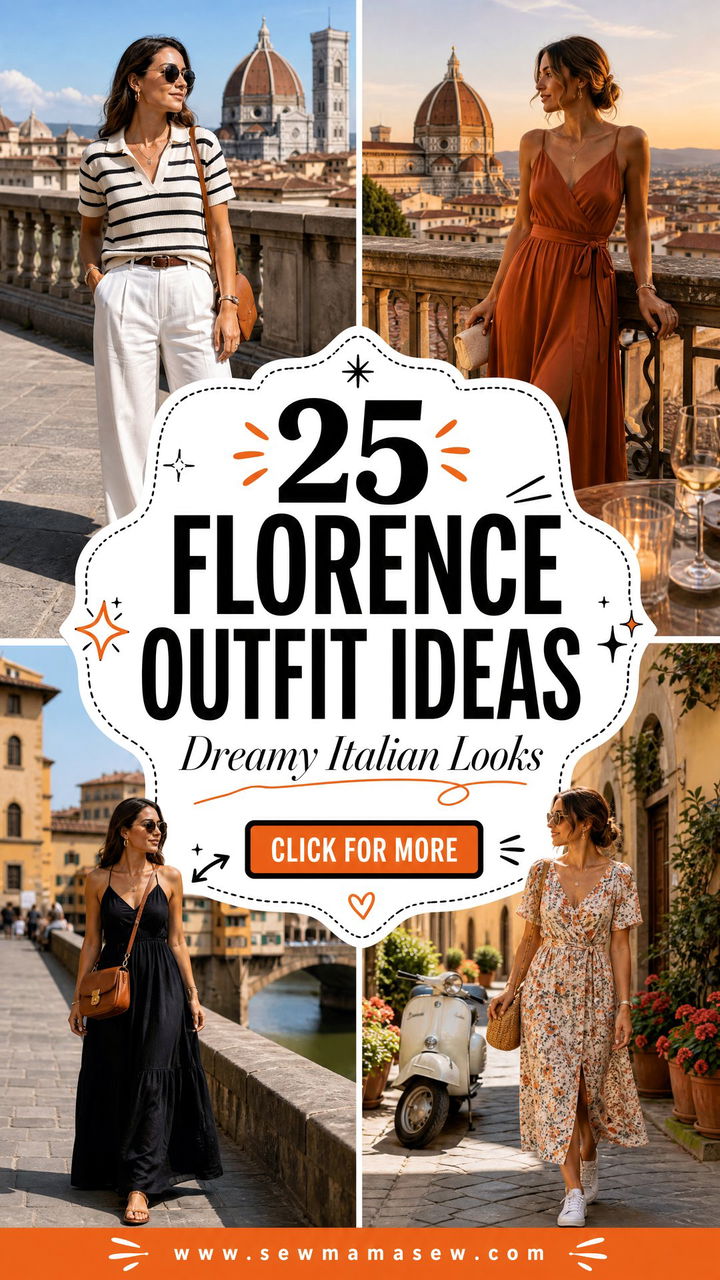 25 Florence Outfit Ideas for Dreamy Italian Travel Style - 25 Florence Outfit Ideas for Dreamy Italian Travel Style