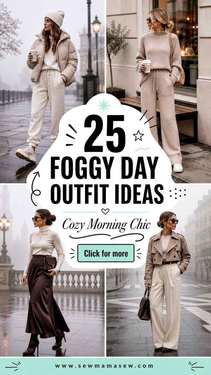 25 Foggy Day Outfit Ideas for Cozy Chic Morning Style - 25 Foggy Day Outfit Ideas for Cozy, Chic Morning Style