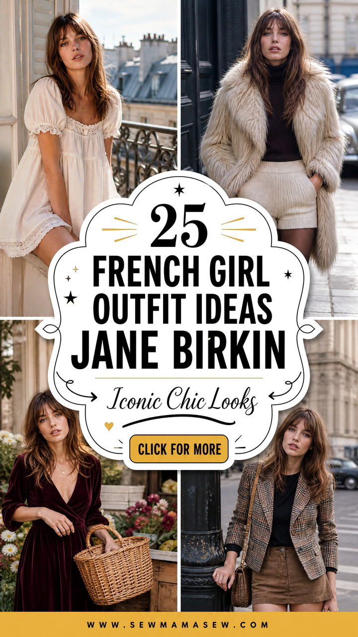 25 French Girl Outfit Ideas Jane Birkin Iconic Chic Looks - 25 French Girl Outfit Ideas Jane Birkin: Iconic Chic Looks