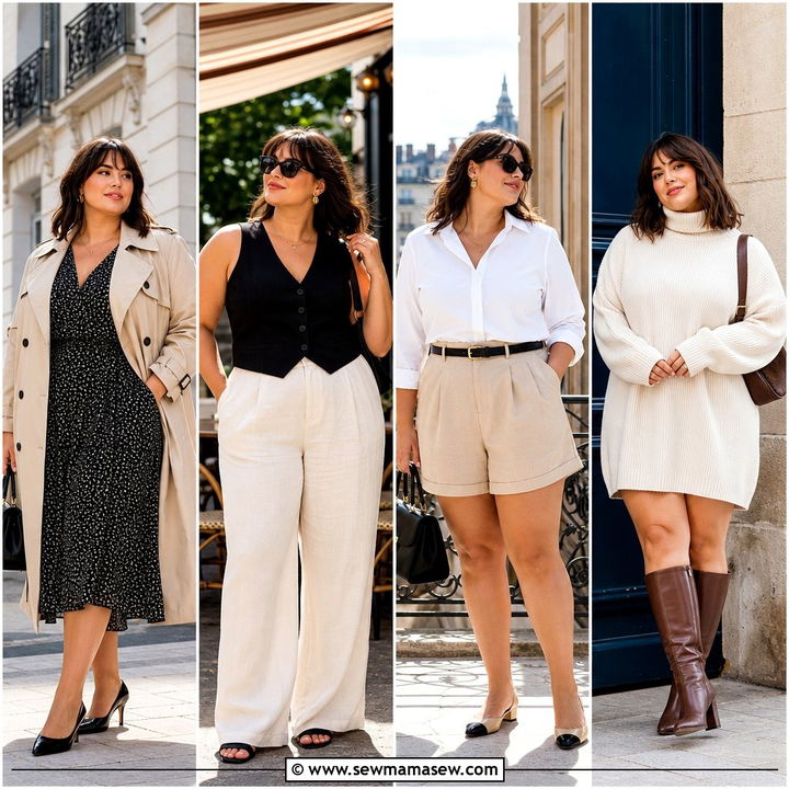 25 French Girl Outfit Ideas Plus Size: Chic Curvy Style