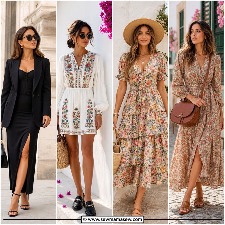 25 French Girl Outfit Ideas With Rouje Dress for Romantic Style