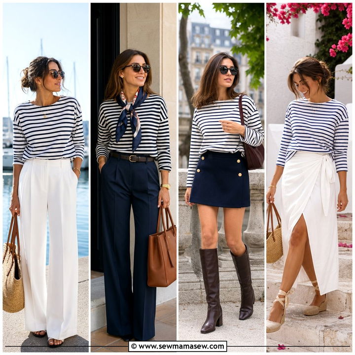 25 French Girl Outfit Ideas With Saint James Shirt Classics