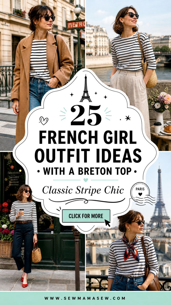 25 French Girl Outfit Ideas With a Breton Top Classic Chic - 25 French Girl Outfit Ideas With a Breton Top: Classic Chic