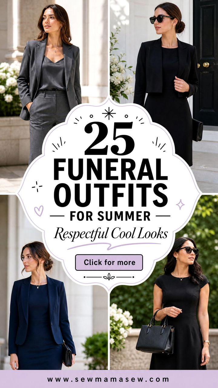 25 Funeral Outfits for Summer That Feel Respectful and Cool - 25 Funeral Outfits for Summer That Feel Respectful and Cool