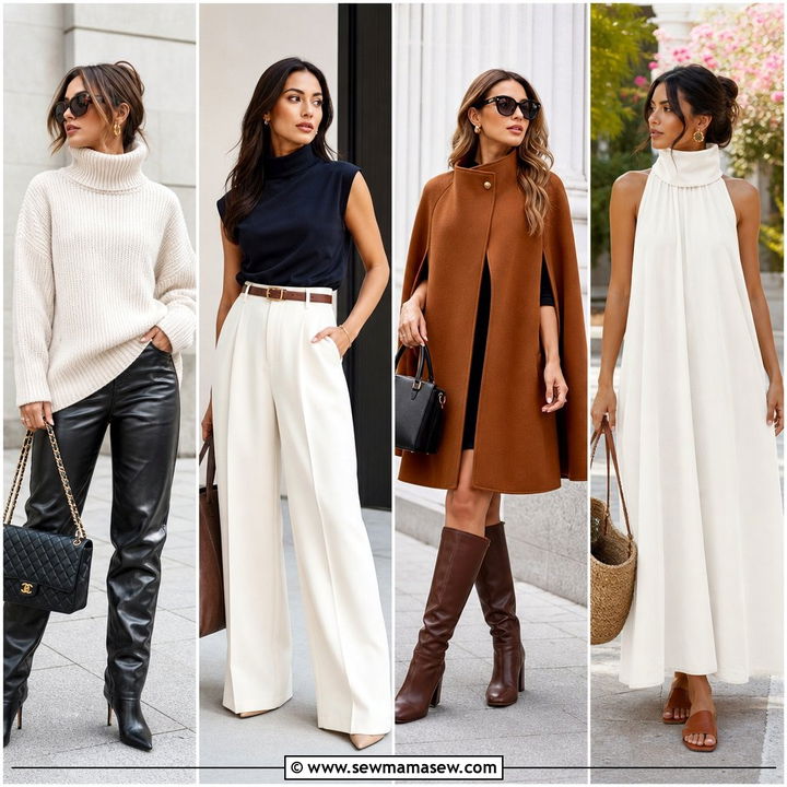 25 Funnel Neck Outfit Ideas 2026 for Polished Cold Days