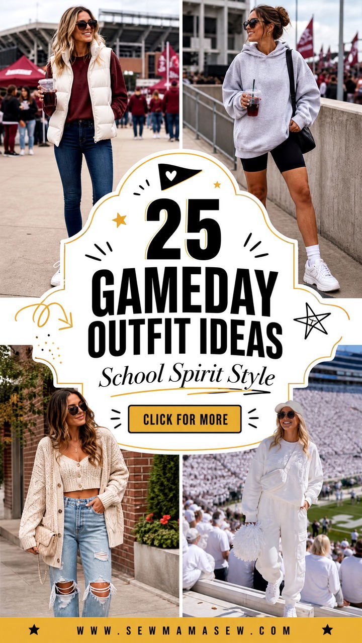 25 Gameday Outfit Ideas High School Fans Will Love This Fall - 25 Gameday Outfit Ideas High School Fans Will Love This Fall