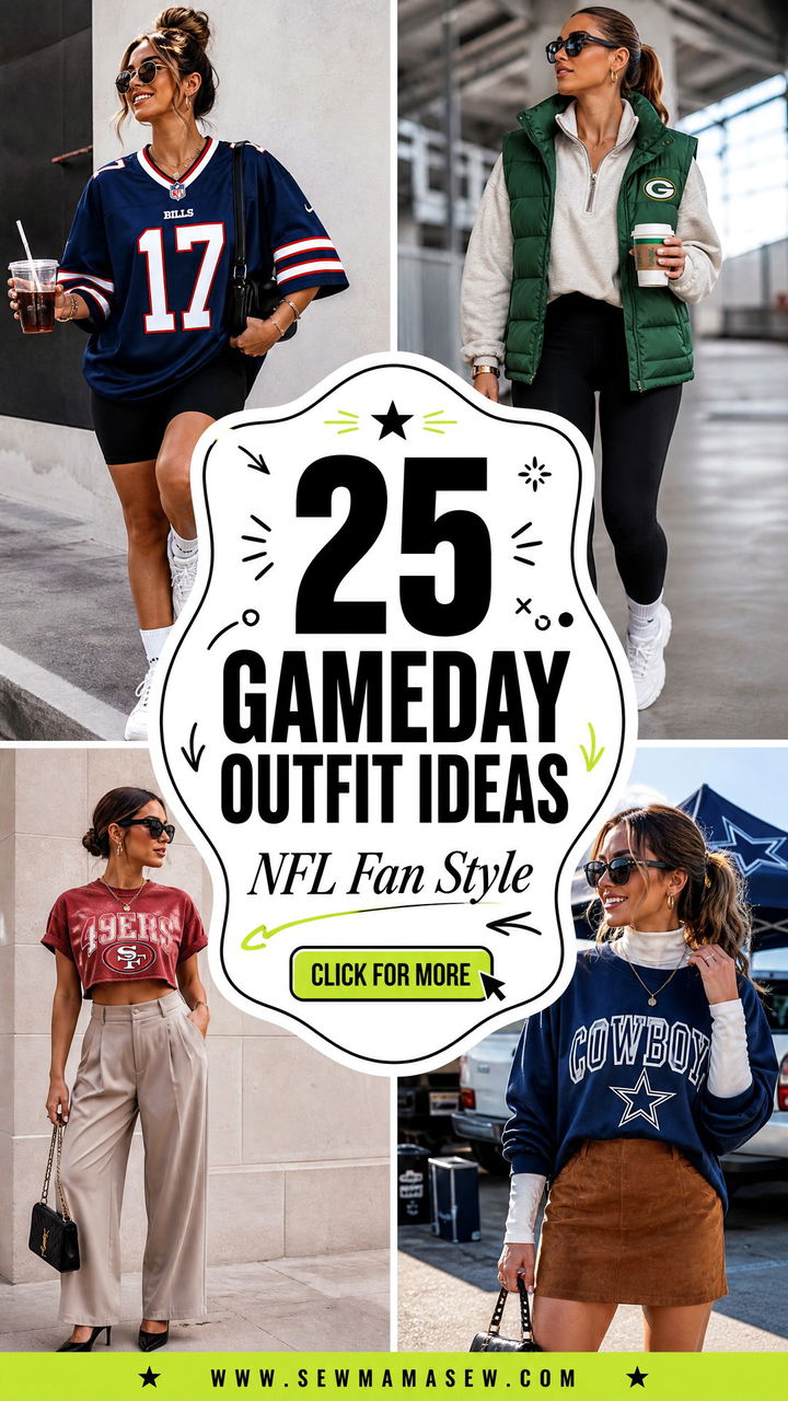 25 Gameday Outfit Ideas NFL Fans Can Wear All Season - 25 Gameday Outfit Ideas NFL Fans Can Wear All Season
