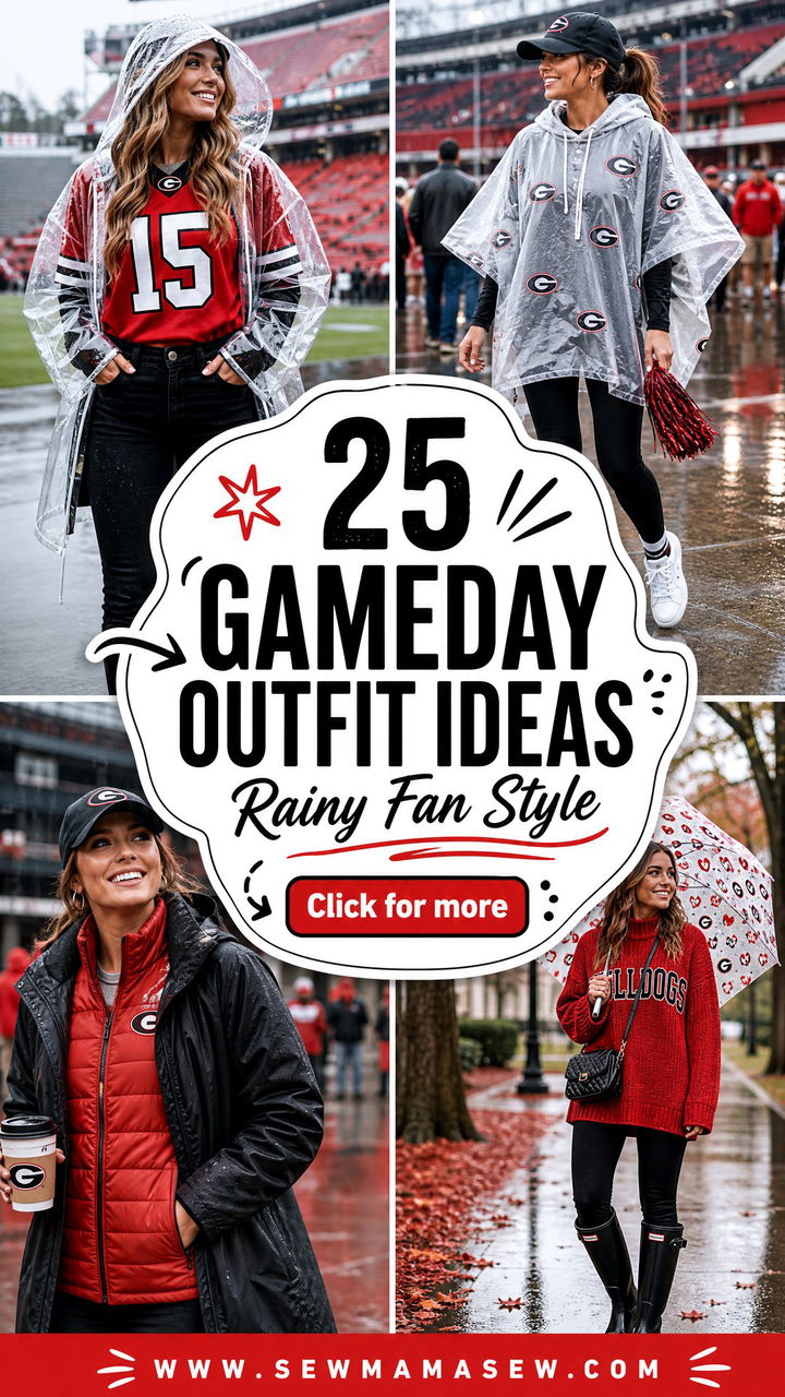 25 Gameday Outfit Ideas Rainy Weather Fans Need Now - 25 Gameday Outfit Ideas Rainy Weather Fans Need Now