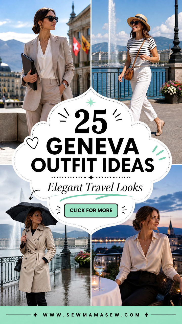 25 Geneva Outfit Ideas for Elegant City Travel Looks - 25 Geneva Outfit Ideas for Elegant City Travel Looks