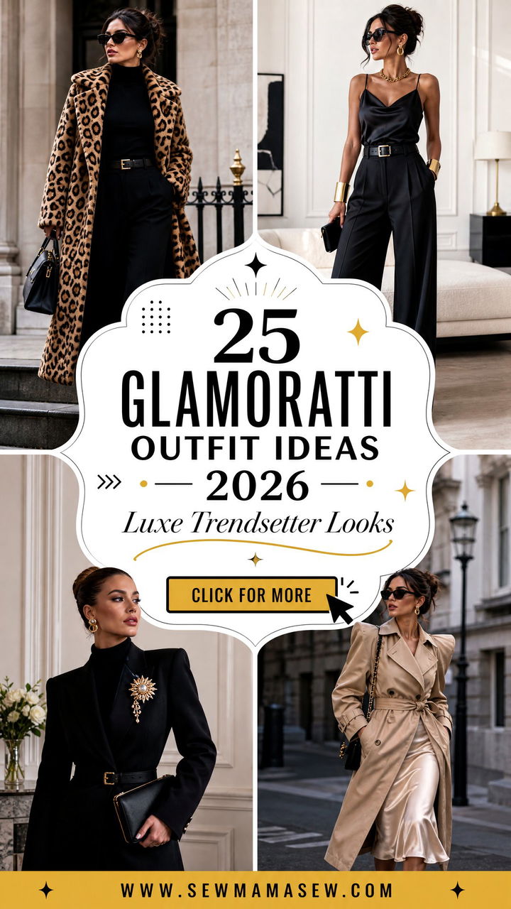 25 Glamoratti Outfit Ideas 2026 for Luxe Trendsetters - 25 Glamoratti Outfit Ideas 2026 for Luxe Trendsetters