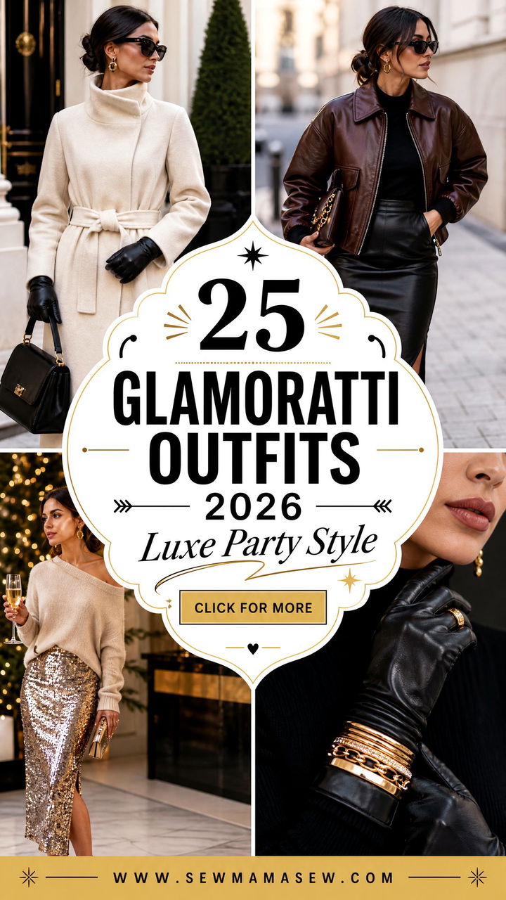 25 Glamoratti Outfits 2026 for Luxe Party-Girl Style - 25 Glamoratti Outfits 2026 for Luxe Party-Girl Style