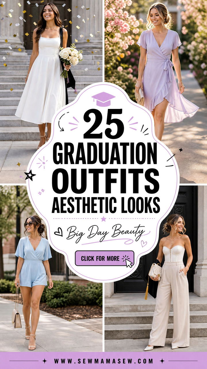 25 Graduation Outfits Aesthetic Looks for Your Big Day - 25 Graduation Outfits Aesthetic Looks for Your Big Day