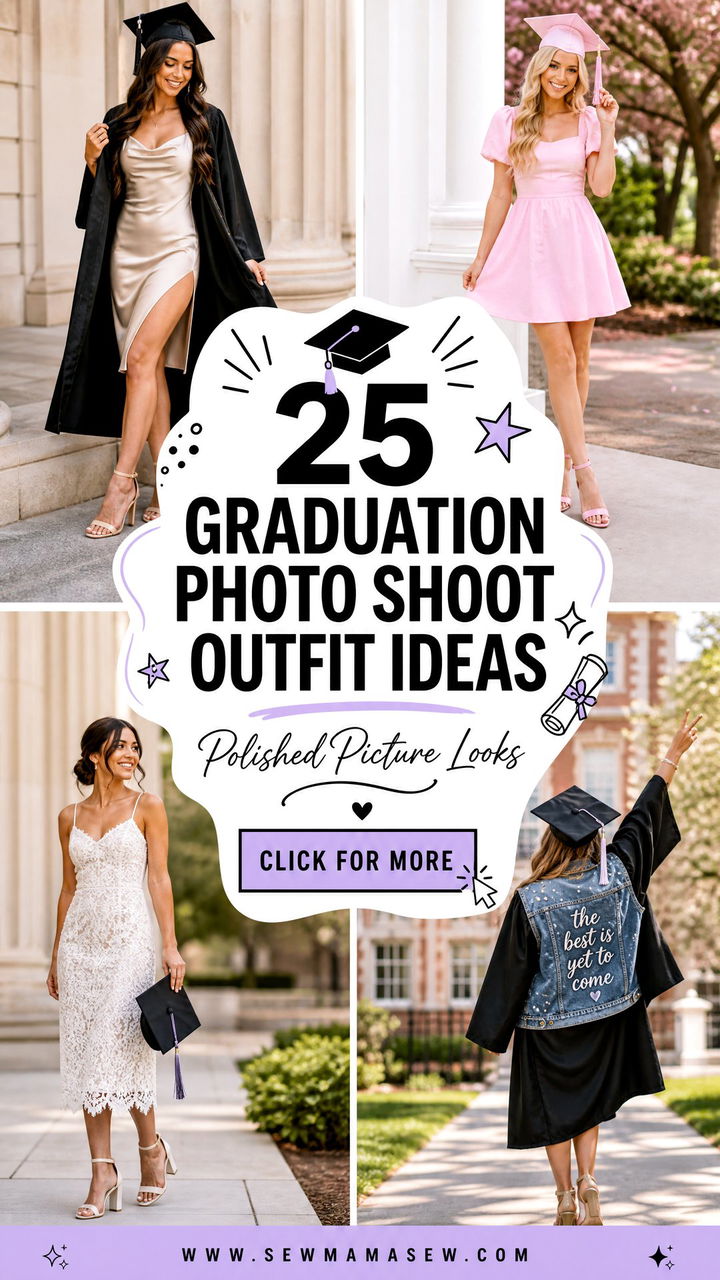 25 Graduation Photo Shoot Outfit Ideas for Polished Pics - 25 Graduation Photo Shoot Outfit Ideas for Polished Pics