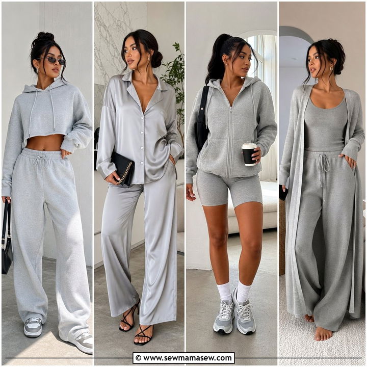25 Gray Loungewear Set Outfit Ideas for Cozy Chic Days