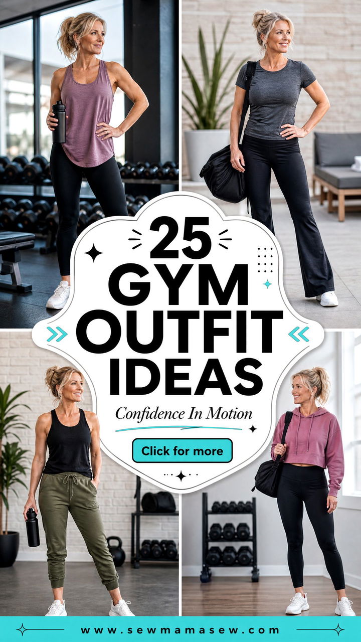 25 Gym Outfit Ideas For Women Over 50 To Feel Confident - 25 Gym Outfit Ideas For Women Over 50 To Feel Confident