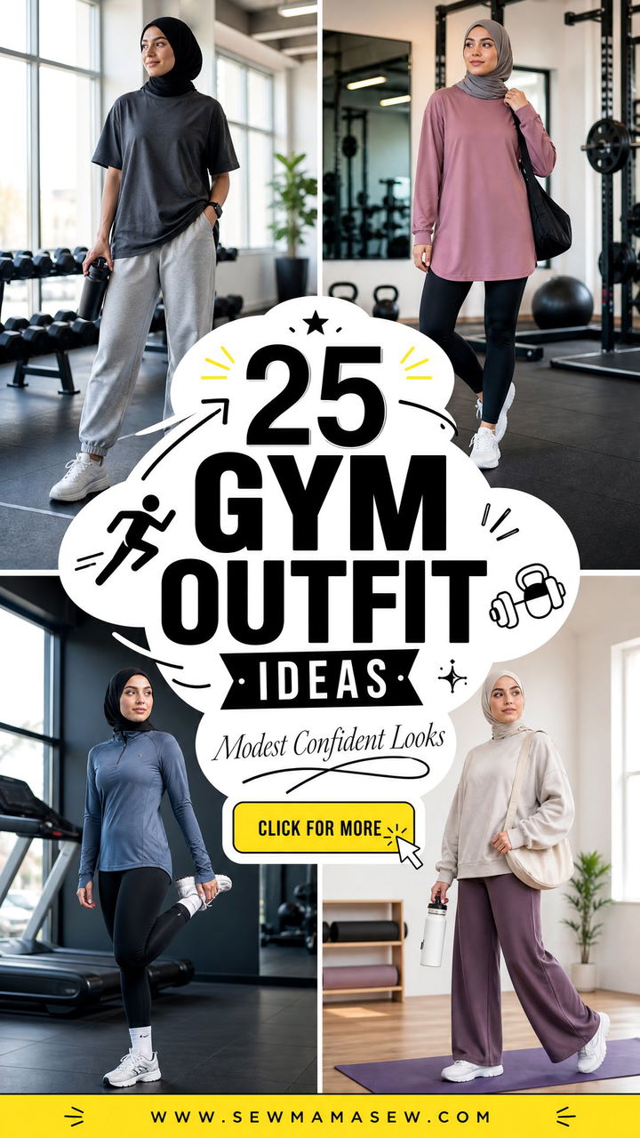 25 Gym Outfit Ideas Modest Girls Can Wear With Confidence - 25 Gym Outfit Ideas Modest Girls Can Wear With Confidence