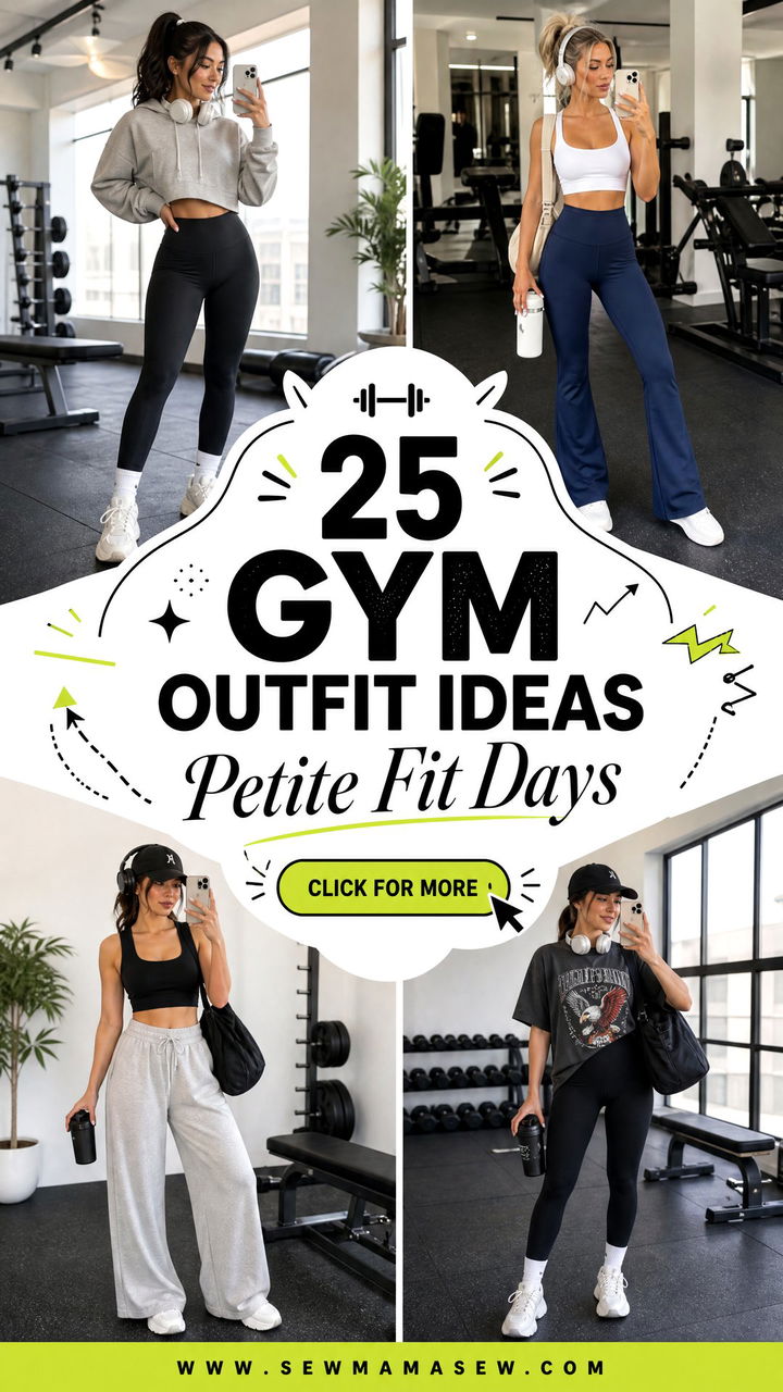 25 Gym Outfit Ideas Petite Women Will Love for Fit Days - 25 Gym Outfit Ideas Petite Women Will Love for Fit Days