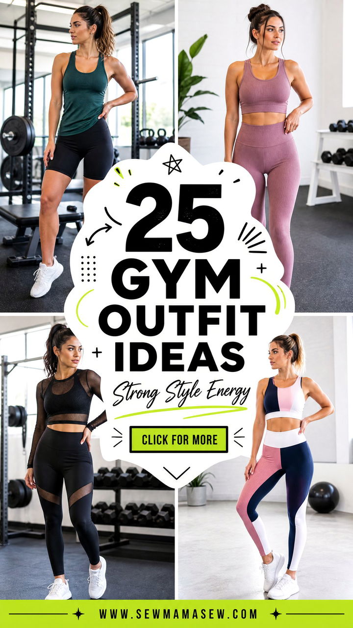 25 Gym Outfit Ideas Upper Body Day for Strong Style - 25 Gym Outfit Ideas Upper Body Day for Strong Style
