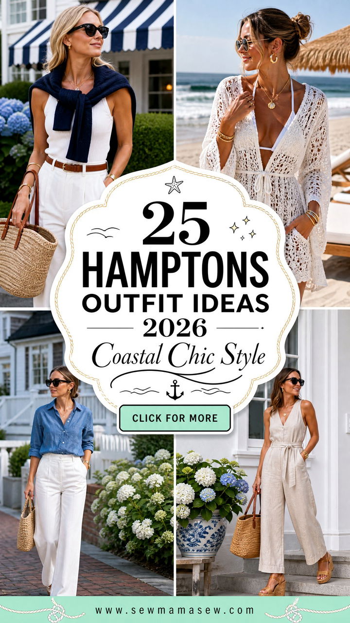 25 Hamptons Outfit Ideas 2026 For Coastal Chic Style - 25 Hamptons Outfit Ideas 2026 For Coastal Chic Style