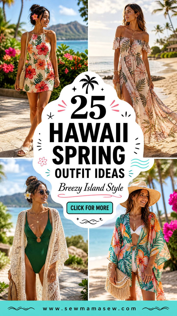 25 Hawaii Spring Outfit Ideas For Breezy Island Style - 25 Hawaii Spring Outfit Ideas For Breezy Island Style