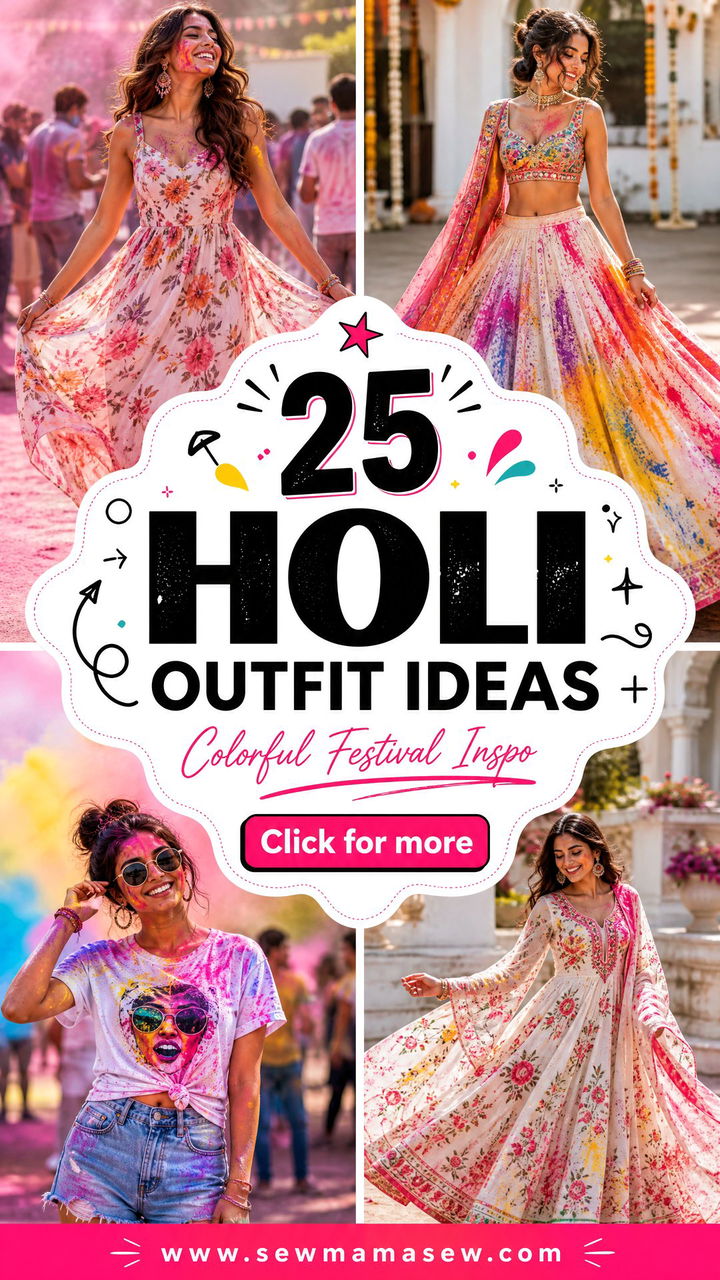 25 Holi Outfit Ideas for Colorful Festival Style Inspo - 25 Holi Outfit Ideas for Colorful Festival Style Inspo