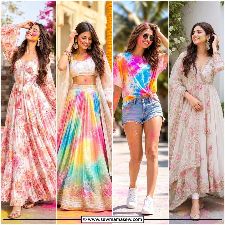 25 Holi Outfit Ideas for Colorful Festival Style Inspo