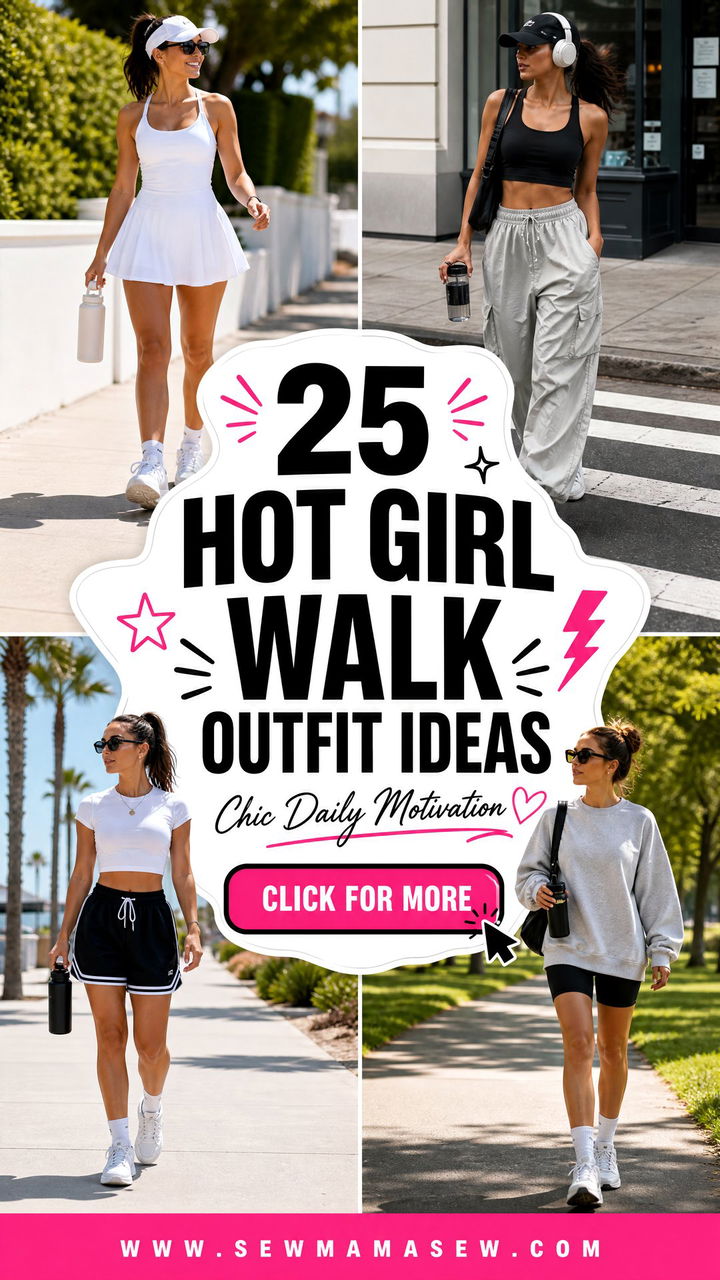 25 Hot Girl Walk Outfit Ideas for Chic Daily Motivation - 25 Hot Girl Walk Outfit Ideas for Chic Daily Motivation