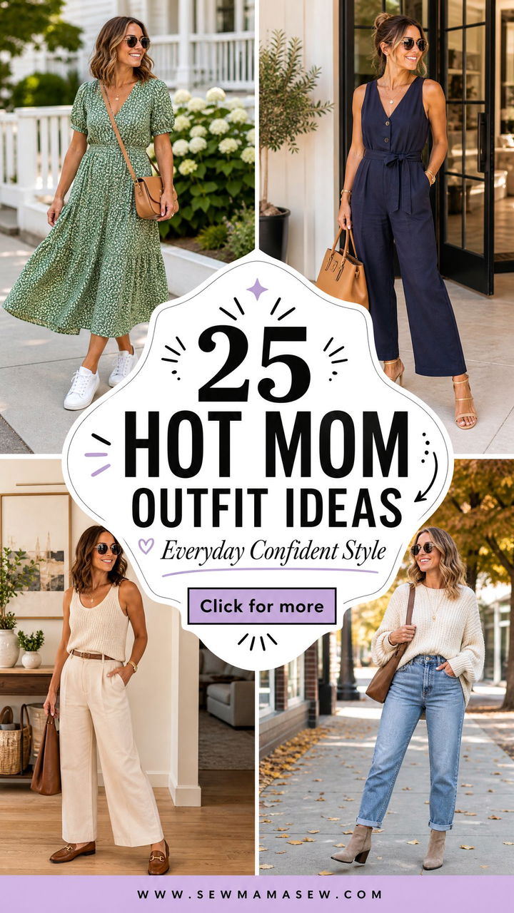 25 Hot Mom Outfit Ideas for Effortless Everyday Confidence - 25 Hot Mom Outfit Ideas for Effortless Everyday Confidence