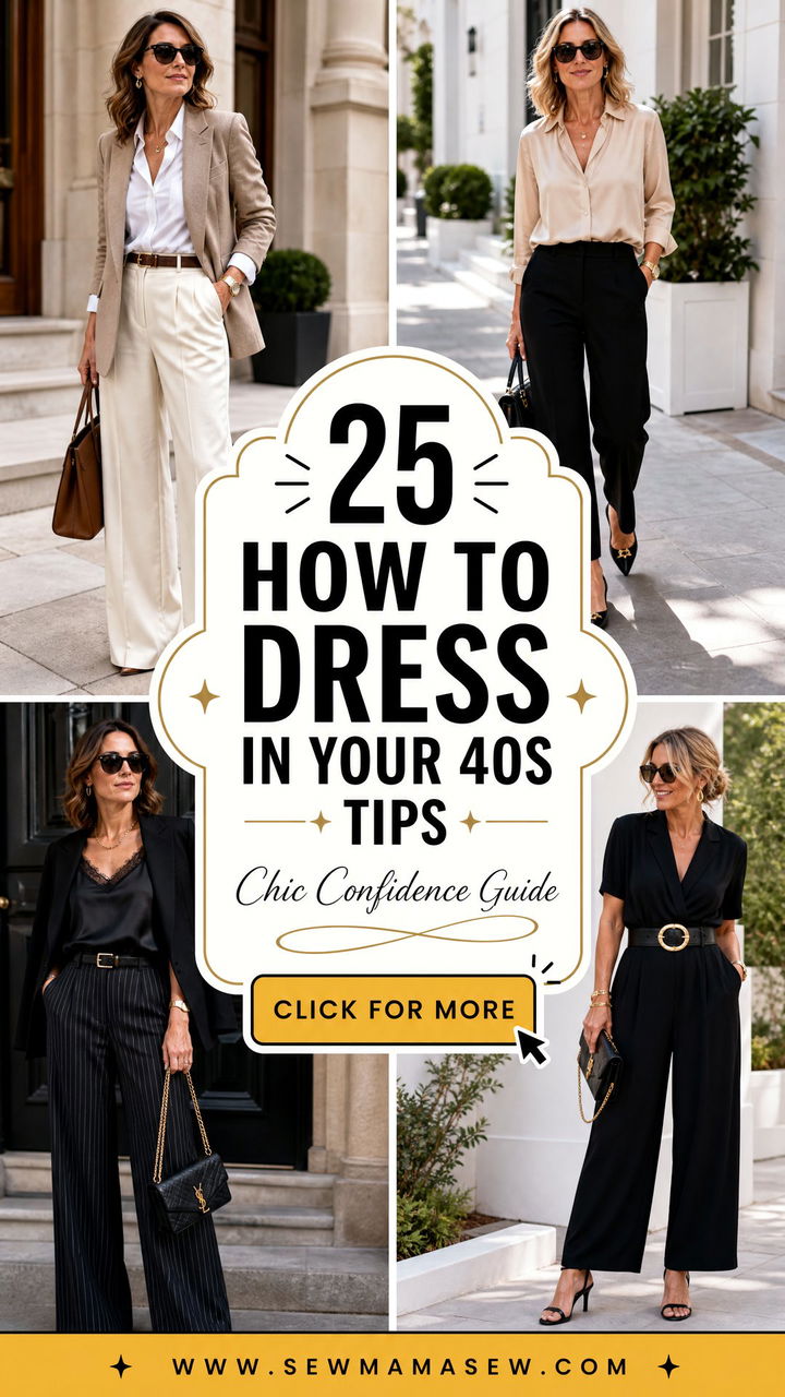 25 How to Dress in Your 40s Tips for Chic Confidence - 25 How to Dress in Your 40s Tips for Chic Confidence