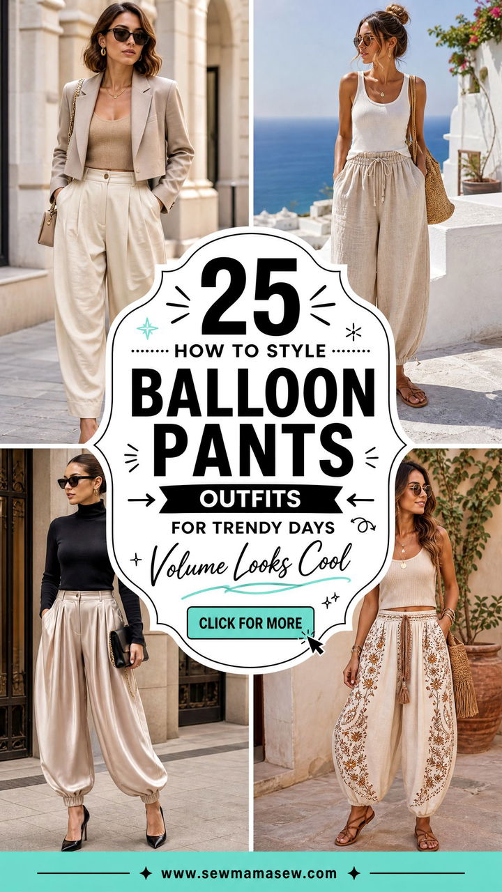 25 How to Style Balloon Pants Outfits for Trendy Days - 25 How to Style Balloon Pants Outfits for Trendy Days