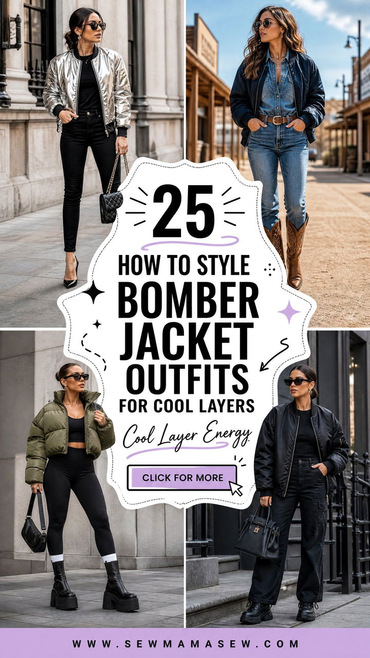 25 How to Style Bomber Jacket Outfits for Cool Layers - 25 How to Style Bomber Jacket Outfits for Cool Layers