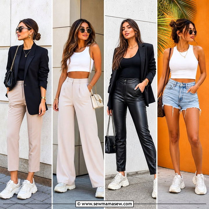25 How to Style Chunky Sneakers for Cool Casual Outfits
