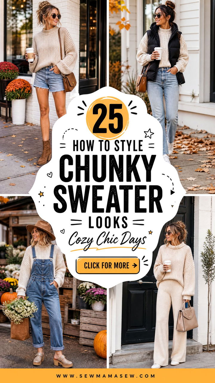 25 How to Style Chunky Sweater Looks for Cozy Chic Days - 25 How to Style Chunky Sweater Looks for Cozy Chic Days