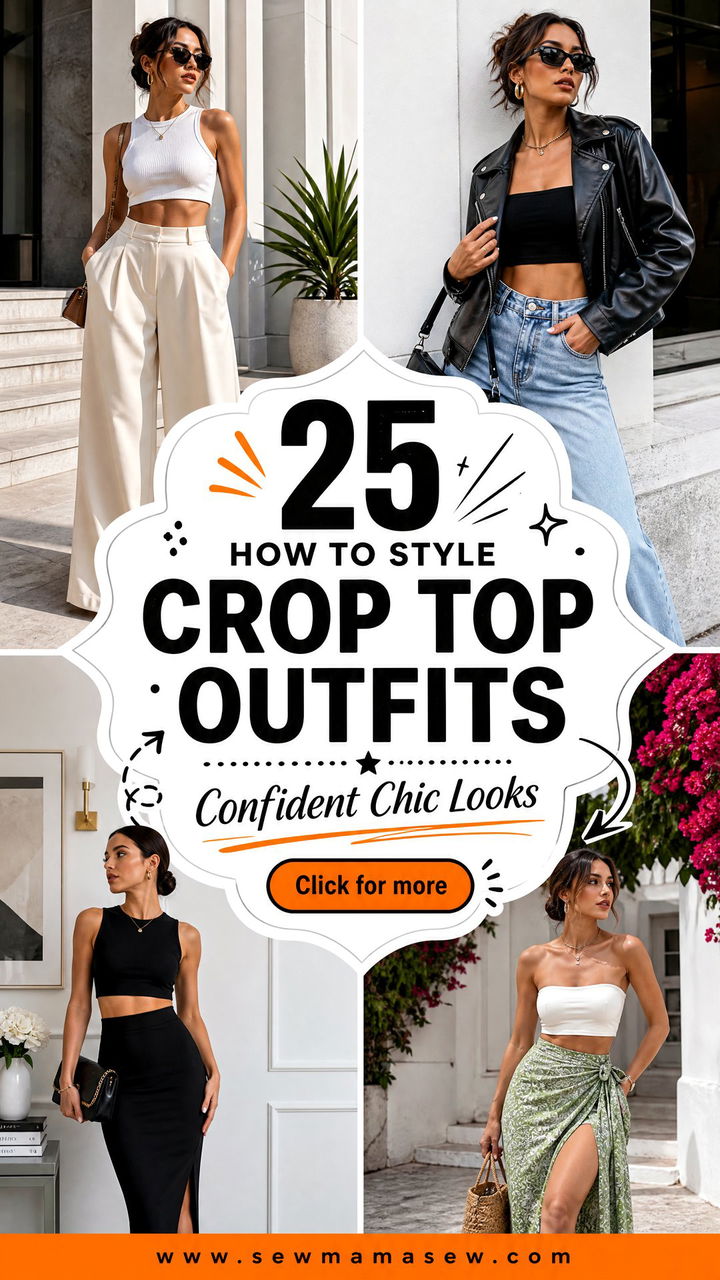 25 How to Style Crop Top Outfits for Chic Confident Looks - 25 How to Style Crop Top Outfits for Chic Confident Looks
