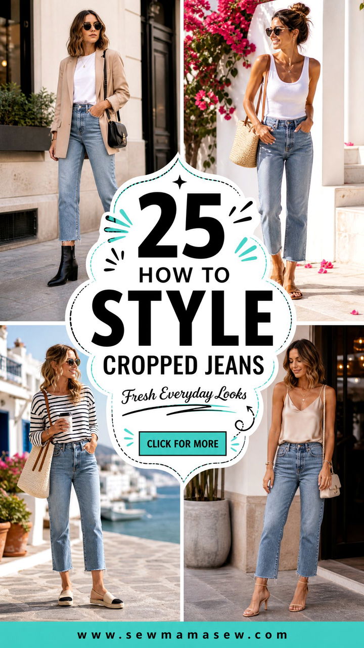 25 How to Style Cropped Jeans for Fresh Everyday Looks - 25 How to Style Cropped Jeans for Fresh Everyday Looks