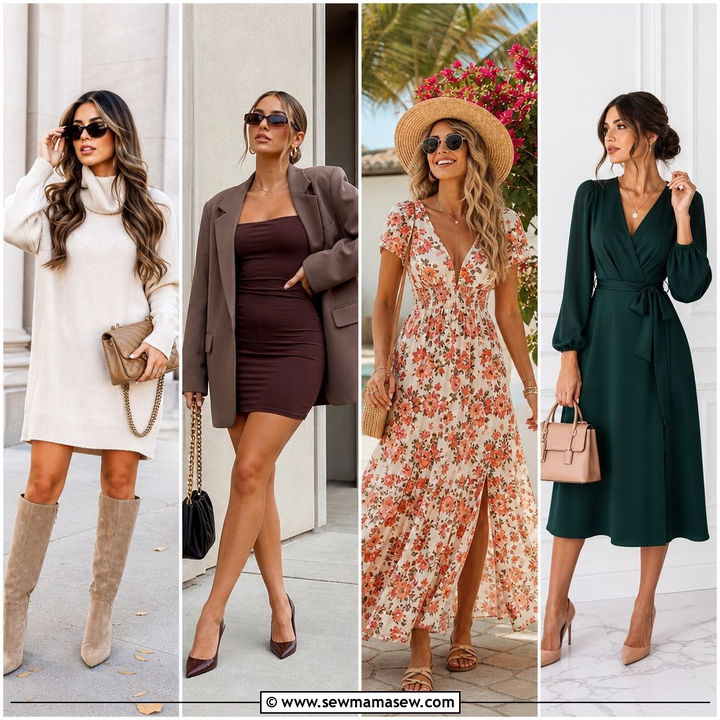 25 How to Style Dress Outfits for Polished Everyday Chic